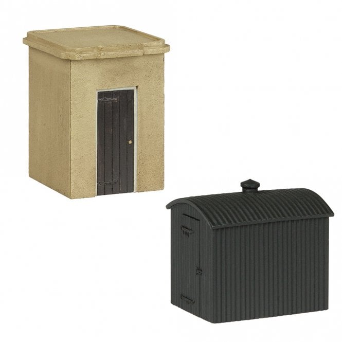 Scenecraft Lineside Huts (x2) (OO)