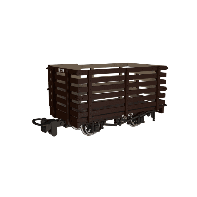Rapido UK Livestock Wagon Plain Brown No.25 (OO-9)