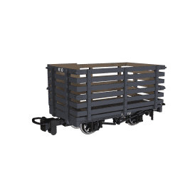 Livestock Wagon Plain Dark Grey No.10 (OO-9)
