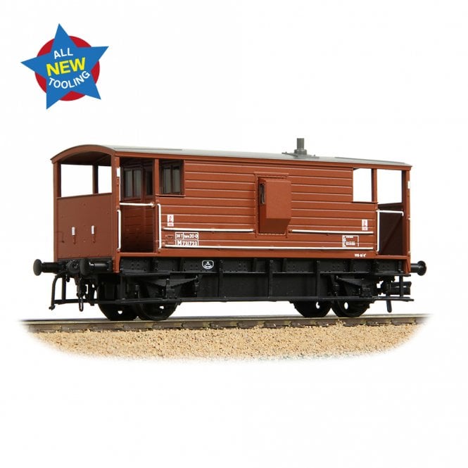 Bachmann LMS 20T Brake Van BR Late Bauxite 'M731723' (OO)