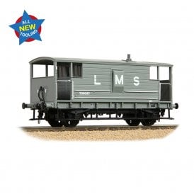 LMS 20T Brake Van LMS (L M S) Grey '730037' (OO)