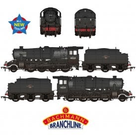 LMS 8F with Riveted Tender 48339 BR Black (Late Crest) %5BW%5D