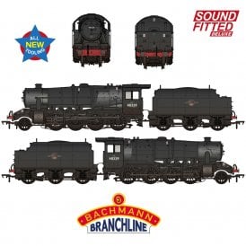 LMS 8F with Riveted Tender 48339 BR Black (Late Crest) %5BW%5D (SFD)