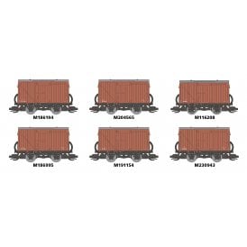 LMS/BR 9ft WB Van – British Railways Fitted – Set of 6. (TT)