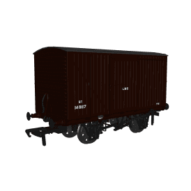 LMS D1663 Van LMS (post-36) Bauxite No.148117