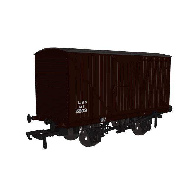 Rapido UK LMS D1663 Van LMS (post-36) Bauxite No.5803