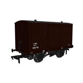 LMS D1832A Van LMS (post-36) Bauxite No.186772