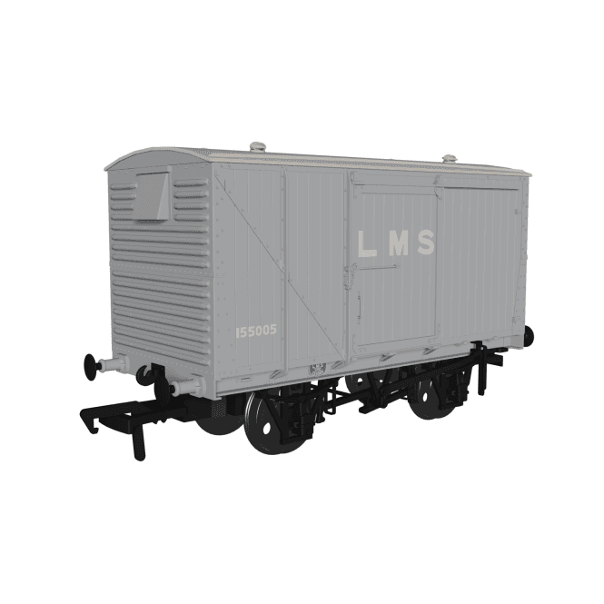 Rapido UK LMS D1832A Van LMS (pre-36) Grey No.155005