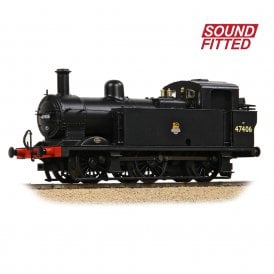 LMS Fowler 3F (Jinty) 47406 BR Black (Early) DCC Sound  (OO)