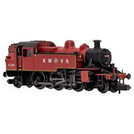 LMS Ivatt 2MT '41241' KWVR Lined Crimson Lake (N)