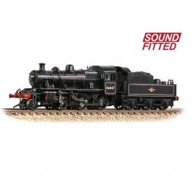LMS Ivatt 2MT 46447 BR Lined Black (Late Crest) Sound Fitted