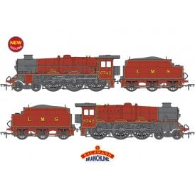 LMS Jubliee 5742 'Connaught' LMS Crimson Lake