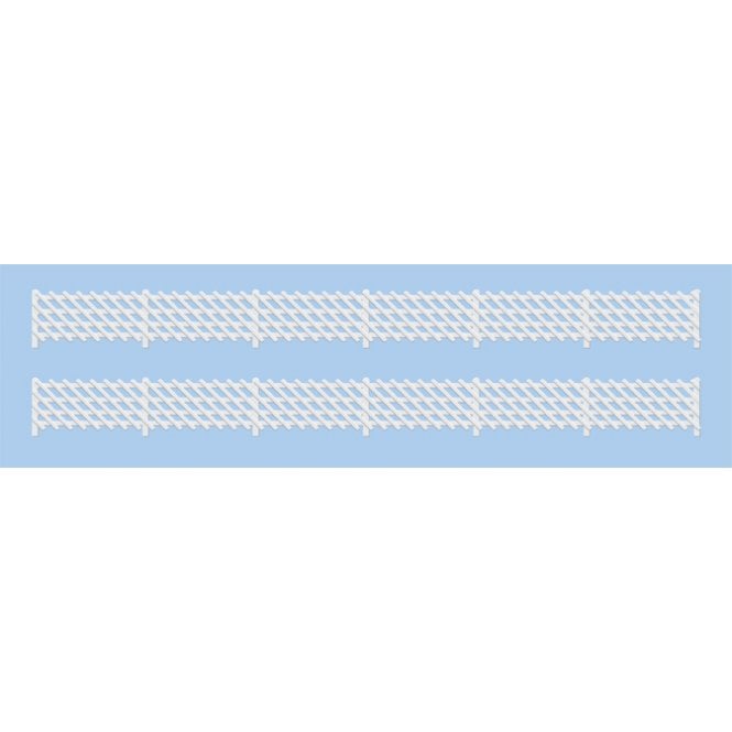 Ratio LMS (MR) Station Fencing - white