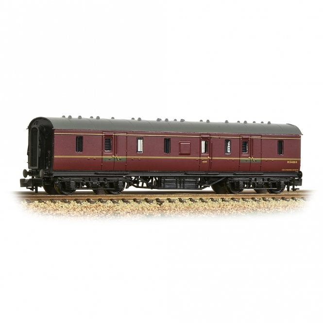Graham Farish LMS Stanier 50ft Full Brake BR Maroon 'M31248M'