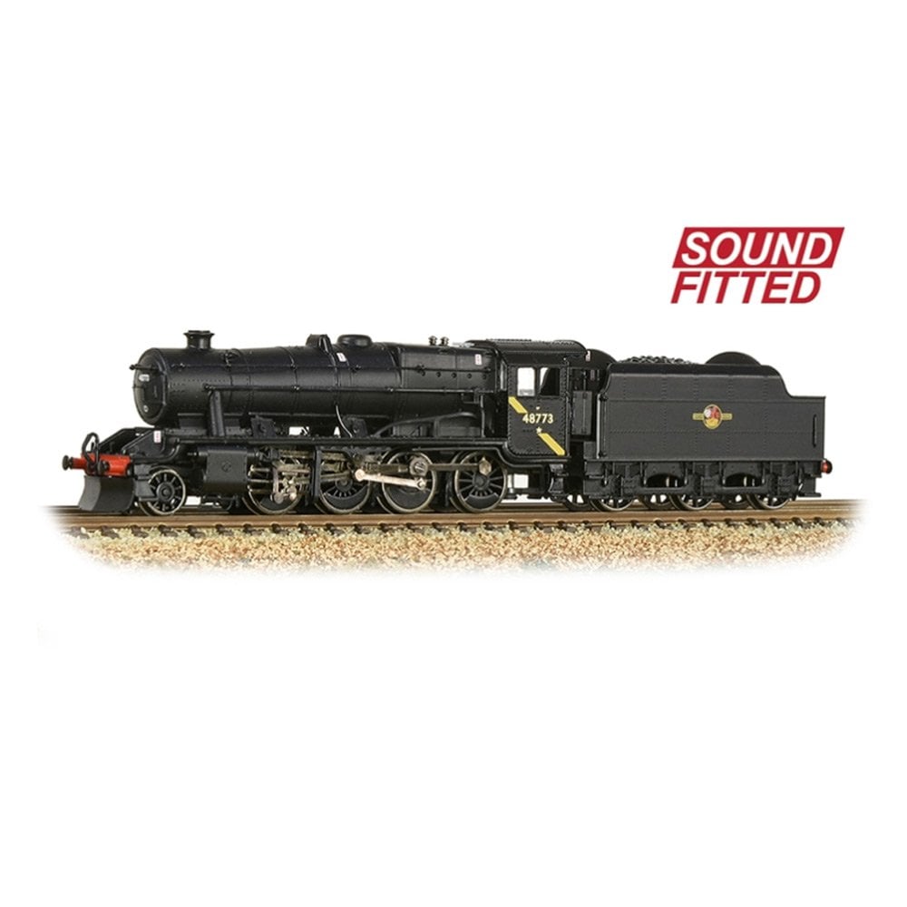 Graham Farish 372-163DS LMS Stanier 8F 48773 BR Black (Late Crest)