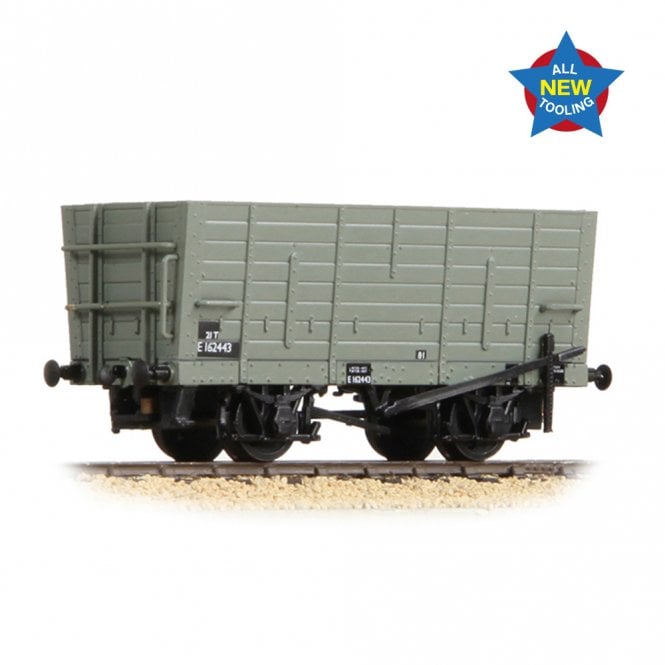 Graham Farish LNER D12 Coal Hopper BR Grey 'E162443' (N)