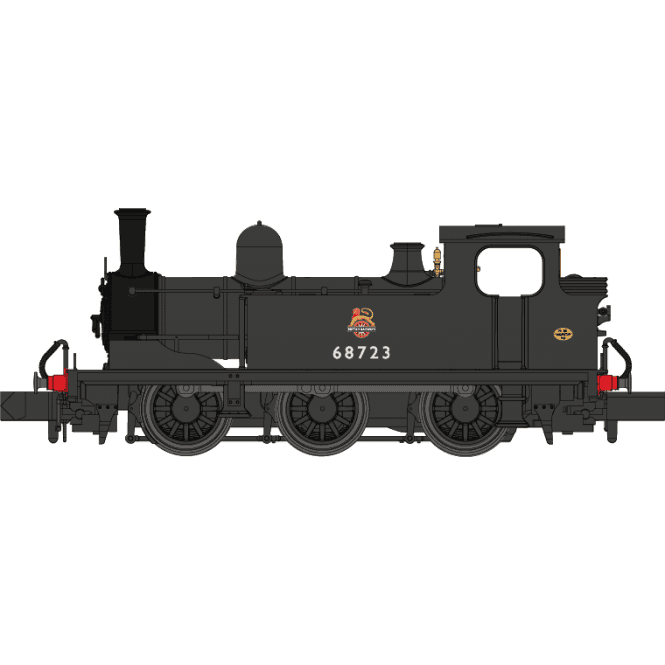 Dapol LNER J72 '68723' BR Black (Early) (Newcastle Station Pilot) (N)
