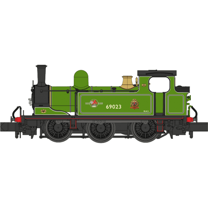 Dapol LNER J72 '69023' BR Lined Apple Green (Preserved) (N)