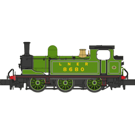LNER J72 '8680' LNER Lined Green (N)