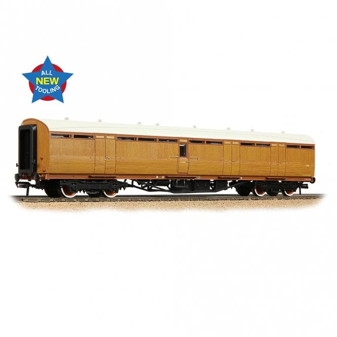 Bachmann LNER Thompson Full Brake LNER Teak Effect no E15E