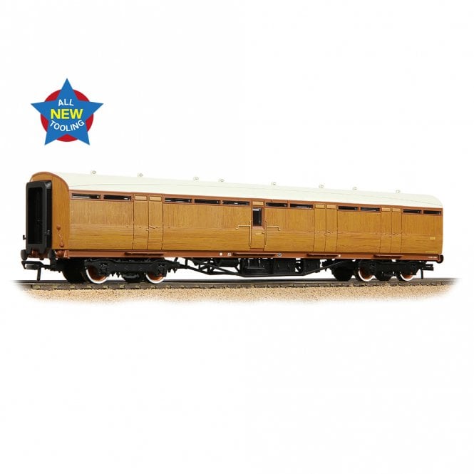 Bachmann LNER Thompson Full Brake LNER Teak Effect no.E17E