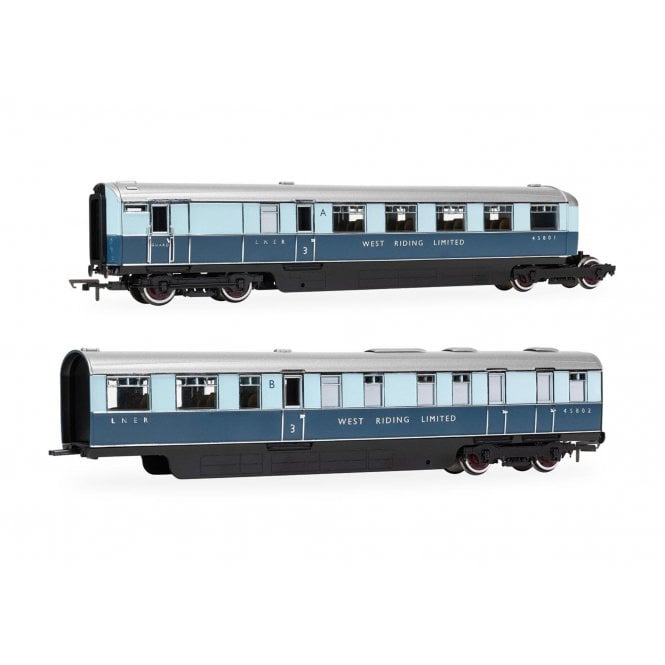 Hornby LNER 'West Riding Limited' Brake Third & Kitchen Third Pack