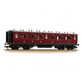 LNWR 50ft Arc Roof CC LMS Crimson Lake '4415'