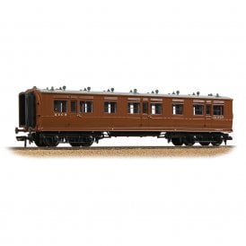 LNWR 50ft Arc Roof TC M&GN Brown '81040'