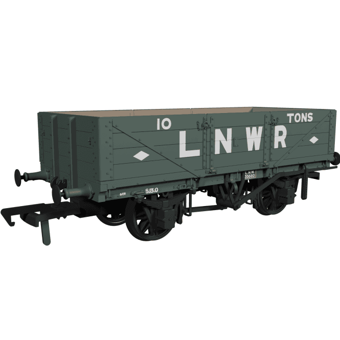 Rapido UK LNWR D84 4-Plank Open LNWR freight grey (Diamonds) '33550'