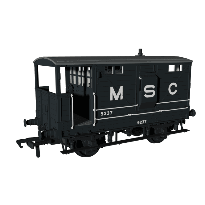 Rapido UK LNWR Dia17b Brake Van Manchester Ship Canal No.5237