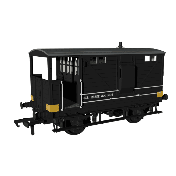 Rapido UK LNWR Dia17b Brake Van National Coal Board Brake Van No.1