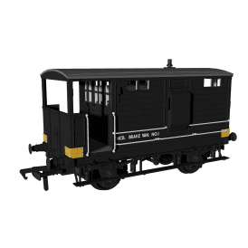 LNWR Dia17b Brake Van National Coal Board Brake Van No.1