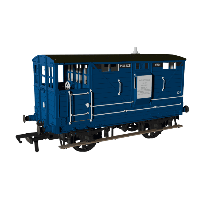 Rapido UK LNWR Dia17b Brake Van Police Blue No.K-9