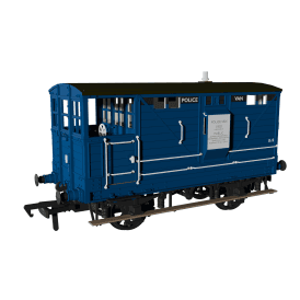 LNWR Dia17b Brake Van Police Blue No.K-9