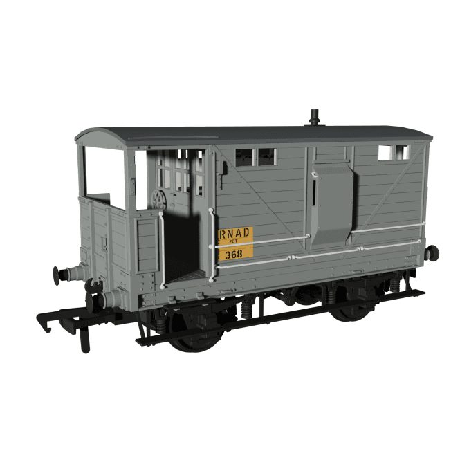 Rapido UK LNWR Dia17b Brake Van Royal Naval Armaments Depot No.368