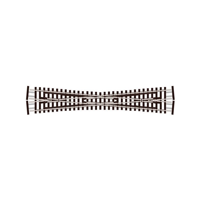 Peco Long Crossing (10 angle) - Code 55 - Insulfrog