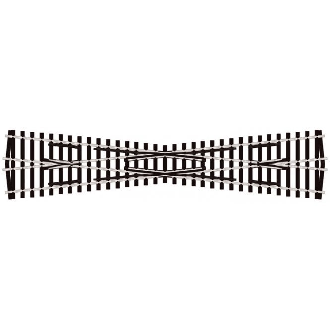 Peco Long crossing (12° angle) - Code 75 - Insulfrog