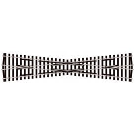 Peco Long crossing (12° angle) - Code 75 - Insulfrog