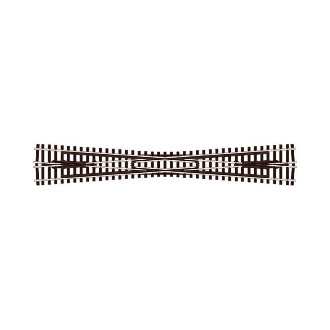 Peco Long Crossing (8° angle) - Code 80 - Insulfrog