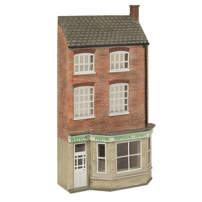 Scenecraft Low Relief Dispensing Chemist White (OO)