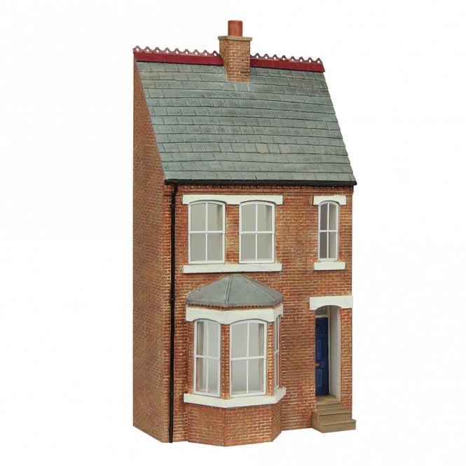 Scenecraft Low Relief Left Hand Bay Terrace Blue (OO)