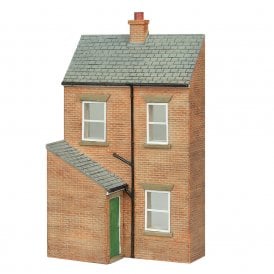 Low Relief Rear of Terrace (Right) Hand Door Green (OO)
