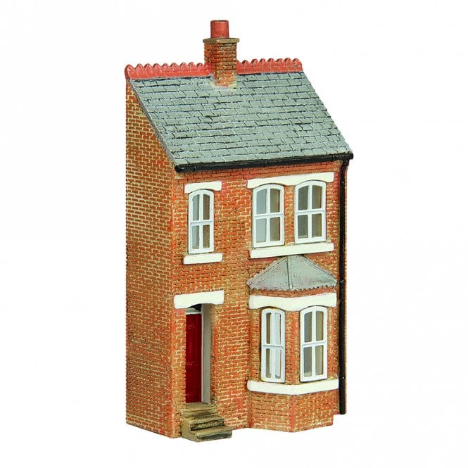 Scenecraft Low Relief Right Hand Bay Terrace - Red (N)