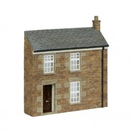 Low Relief Stone Terrace Left Hand Door Brown (OO)