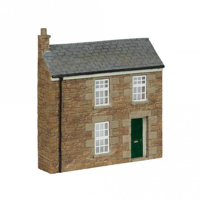 Scenecraft Low Relief Stone Terrace Right Hand Door Green (OO)