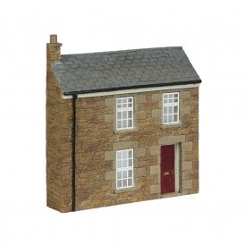 Low Relief Stone Terrace Right Hand Door Red (OO)