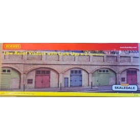 Low Relief Viaduct with Lock Ups 2 Red Brick