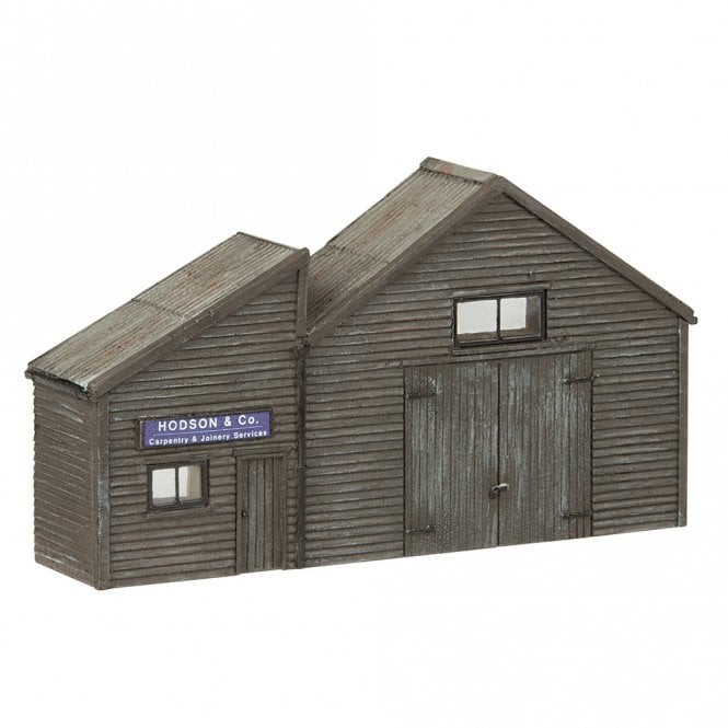 Scenecraft Low Relief Weather Boarded Warehouse (N)