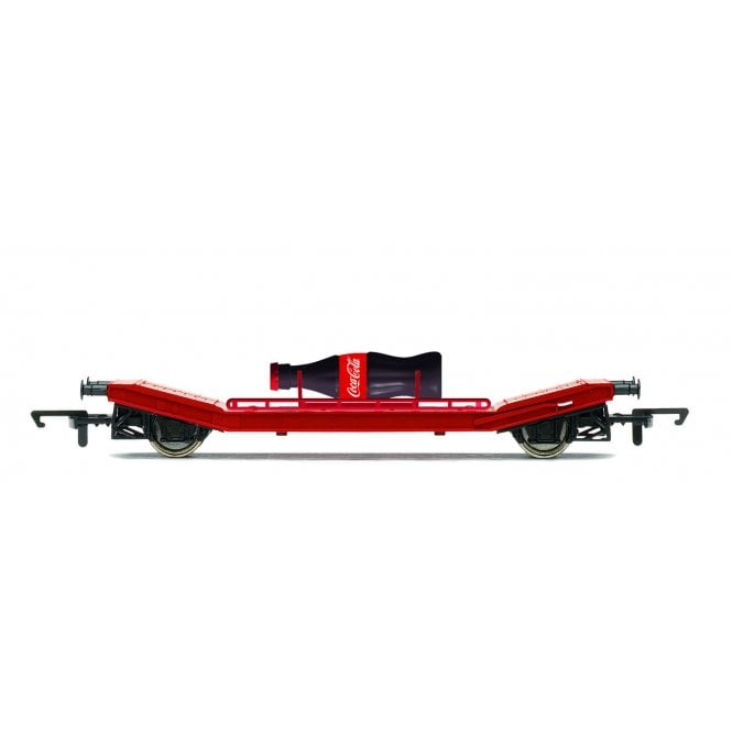 Hornby Lowmac with Coca-Cola Bottle