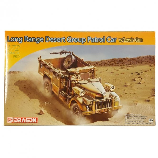 Dragon LRDG Patrol Car w/Lewis Gun (1:72)
